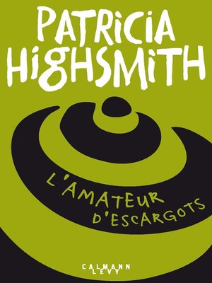 cover image of L'amateur d'escargots